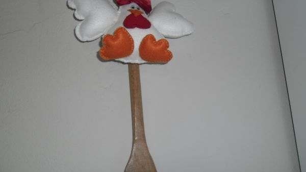 Galinha na colher de pau